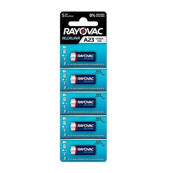 Pilha Rayovac Alcalina V23ga-5 12v - Embalagem c/ 5 unidades Menor preço em Pilha Rayovac Alcalina V23ga-5 12v - Embalagem c/ 5 unidades