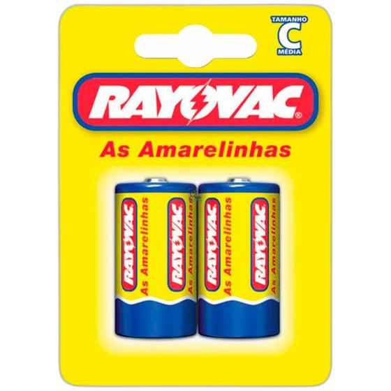 Imagem de Pilha Rayovac Amarela, Media  C/2