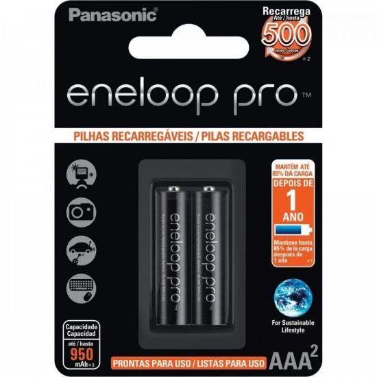 Imagem de Pilha Recarregável 1,2V AAA 950mAh Eneloop Pro (C/2 Pilhas) Panasonic - CAR / 2 F002