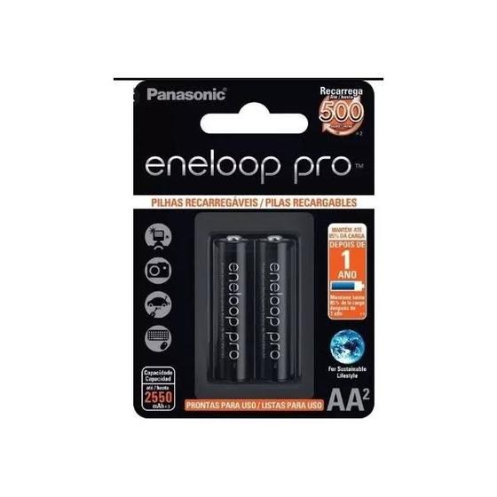 Imagem de Pilha Recarregável AAA 1,2V 950mAh Eneloop Pro PANASONIC