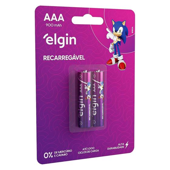 Pilha Recarregável Alcalina Elgin 2aaa 900mah - Pilhas - Magazine Luiza