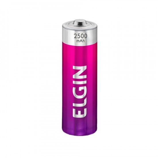 Imagem de Pilha Recarregável Elgin AA 2500 mAh - 2 Unidades