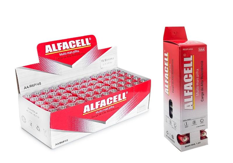 Imagem de Pilhas AA e AAA Kit Com 120 Unidades 2a 3a Original Comum