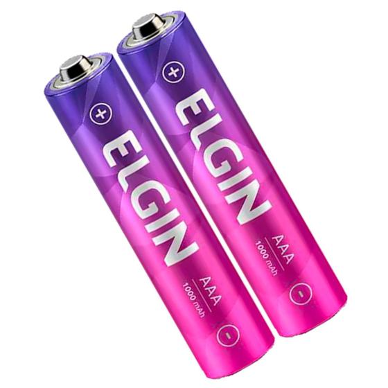 Pilhas AAA Recarregáveis 1000 mAh 1,2V 2 Unidades Econômicas Duráveis e Recicláveis Menor preço em Pilhas AAA Recarregáveis 1000 mAh 1,2V 2 Unidades Econômicas Duráveis e Recicláveis