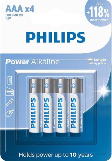 Imagem de Pilhas Alcalina Philips 4 Unidades AAA - Original