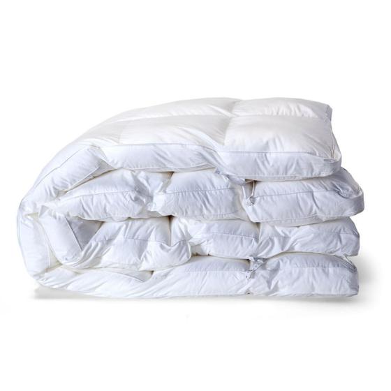 Imagem de Pillow Top 100% Plumas de Ganso com Revestimento 100% Algodão para Colchão Queen 160 x 200 x 7 cm