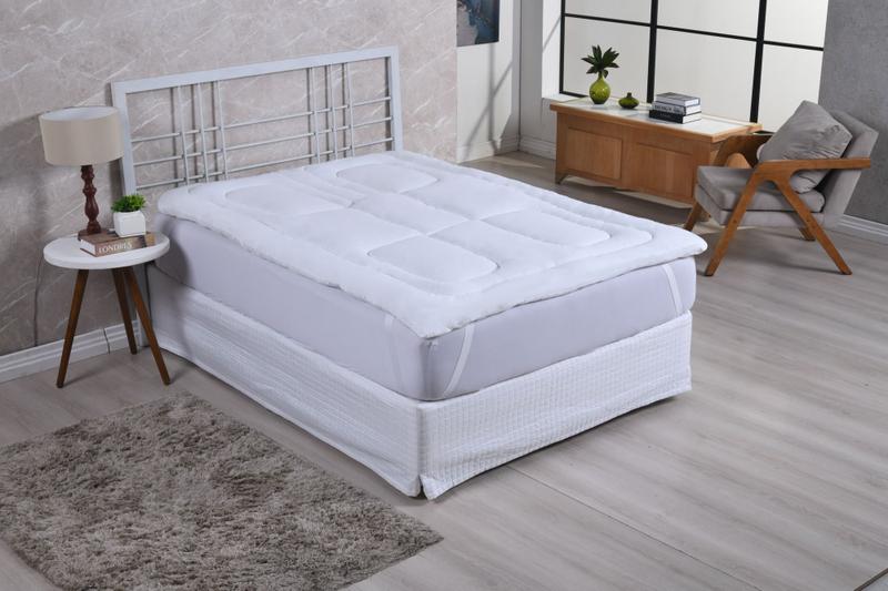 Pillow Top Casal King 100% Algodão 200 Fios Percal Varias Menor preço em Pillow Top Casal King 100% Algodão 200 Fios Percal Varias