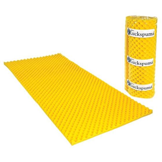 Imagem de Pillow Top Gomos Colchonete Stress Ortopédico D18 Solteiro 85x185cm Luckspuma