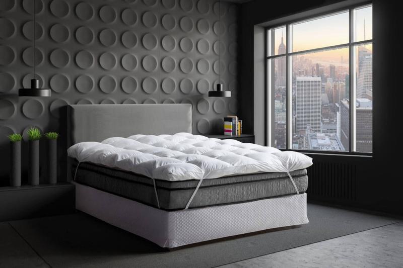 Pillow Top King Plumasul Fibra Siliconada em Flocos 233 fios Pillow