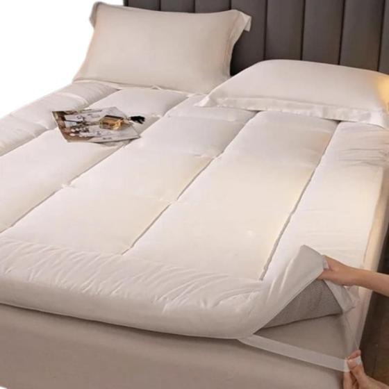 Imagem de Pillow Top Protetor De Colchão Cama Box Queen Size
