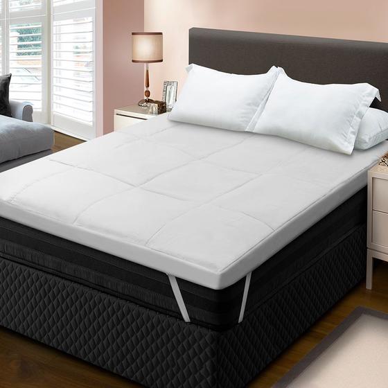Pillow Top Queen Macio de Manta Siliconada antialérgico 200 Fios BF