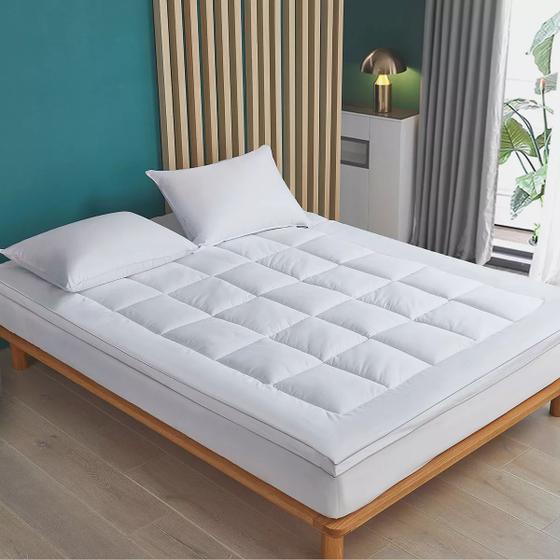 Pillow Top Queen Super Volumosa 600 gramas/m² de Fibra Siliconizada - Harmony I - Tekstil Menor preço em Pillow Top Queen Super Volumosa 600 gramas/m² de Fibra Siliconizada - Harmony I - Tekstil