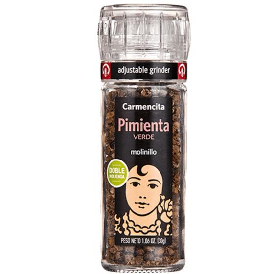 Imagem de Pimenta Espanhola Verde Com Moedor Carmencita Vidro 30g