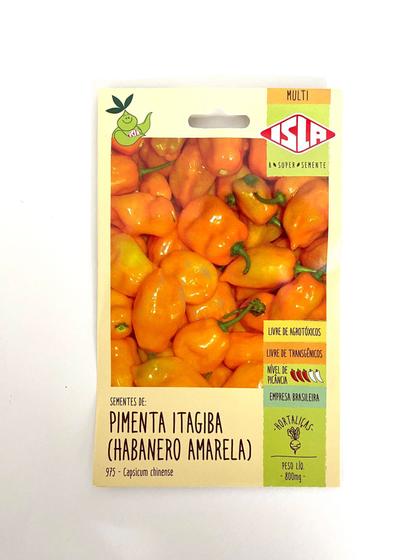 Imagem de Pimenta Itagiba Habanero Amarela- 800mg de sementes