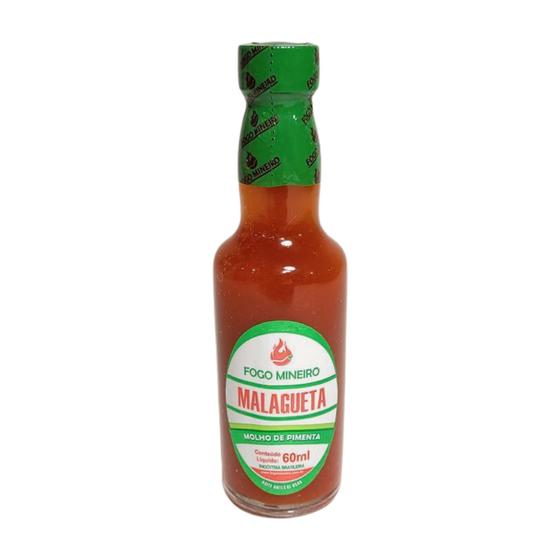 Imagem de Pimenta malagueta molho 60 ml fogo mineiro