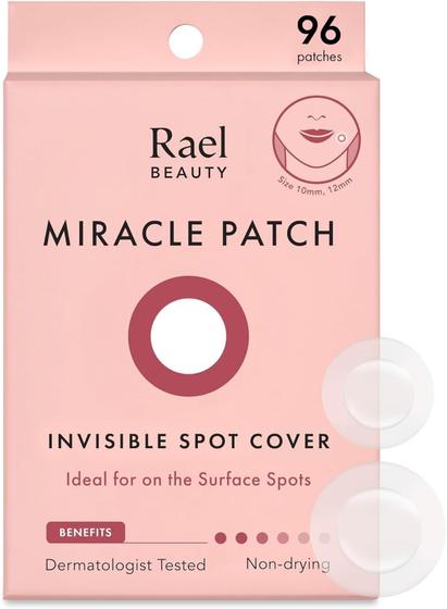 Pimple Patches Rael Miracle - 96 Unidades - Capas Invisíveis para ...
