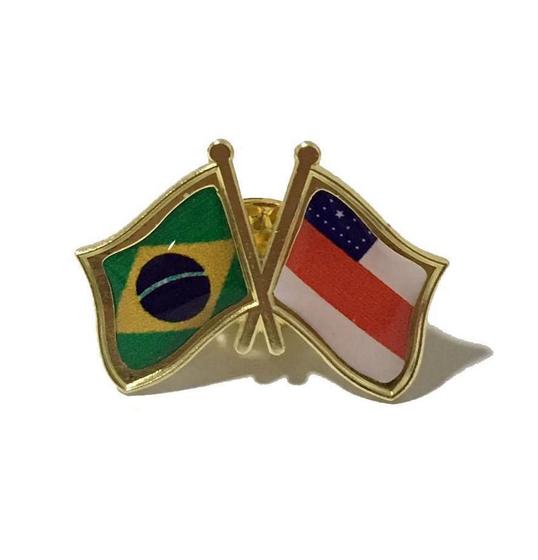 Imagem de Pin Da Bandeira Do Brasil X Amazonas
