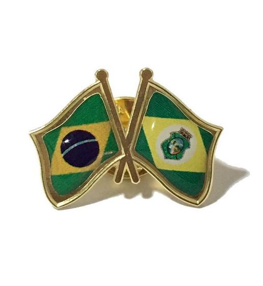 Imagem de Pin Da Bandeira Do Brasil X Ceará