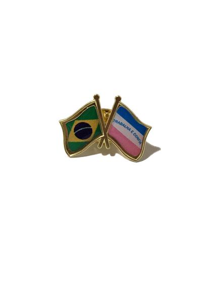 Imagem de Pin Da Bandeira Do Brasil X Espírito Santo