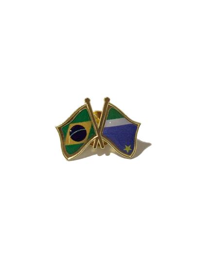 Imagem de Pin Da Bandeira Do Brasil X Mato Grosso Do Sul