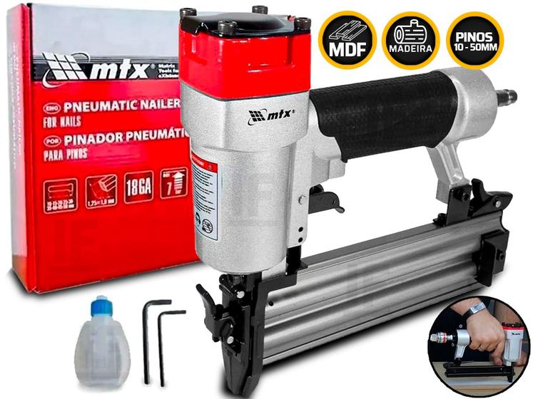 Pinador Pneumatico Para Pinos De 10 A 50mm Mtx Profissional Menor preço em Pinador Pneumatico Para Pinos De 10 A 50mm Mtx Profissional