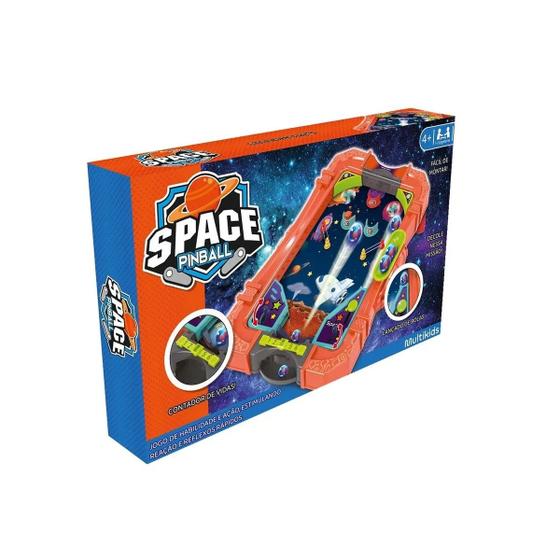 Imagem de Pinball Clássico Estilo Fliperama Espacial Personalizavel MultiKids BR2014