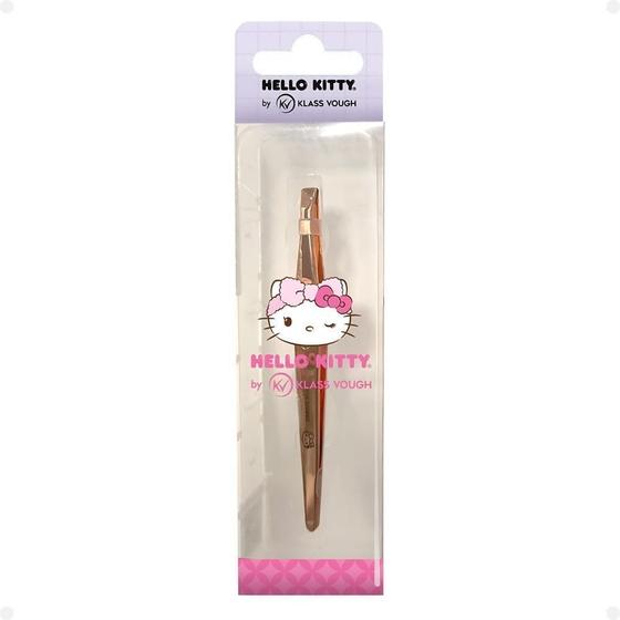 Imagem de Pinça Dourada Hello Kitty By Klass Vough Ponta Reta Twhk-01