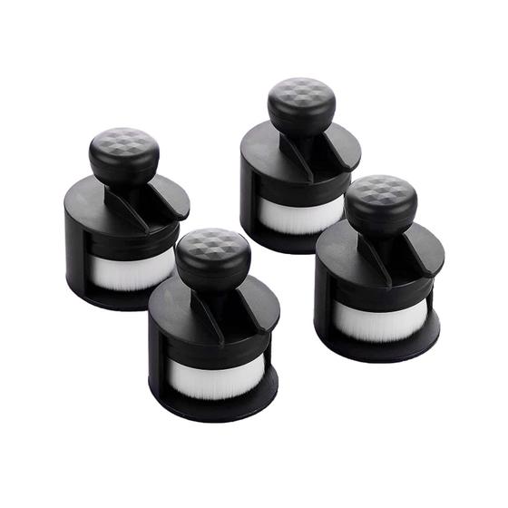 Imagem de Pincéis de Mistura de Tinta Yoseng Craft - 4 Peças com Suporte