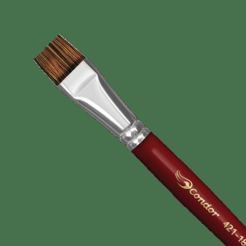Pincel Chato Curto 421 Condor Cerda Pelo de Orelha de Boi Cabo Longo Vermelho Menor preço em Pincel Chato Curto 421 Condor Cerda Pelo de Orelha de Boi Cabo Longo Vermelho