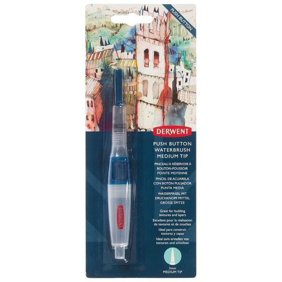 Imagem de Pincel com Reservatório Derwent Waterbrush com Botão 3mm