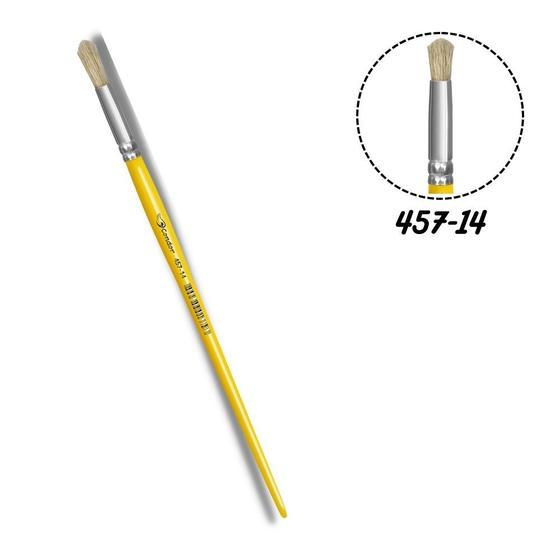 Imagem de Pincel Condor 457-14 Redondo Pelo Natural Cabo Longo