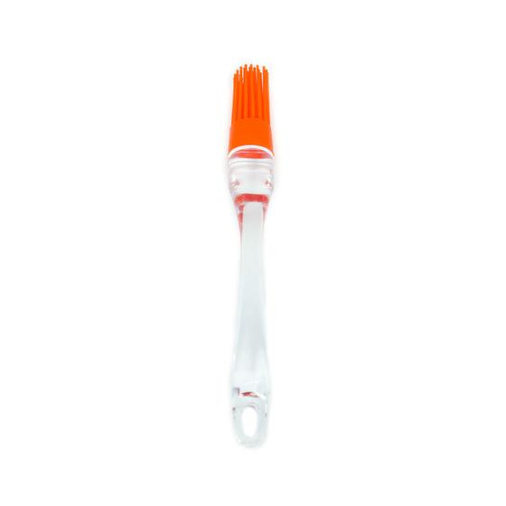 Imagem de Pincel de silicone redondo com cabo transparente - Mozcada
