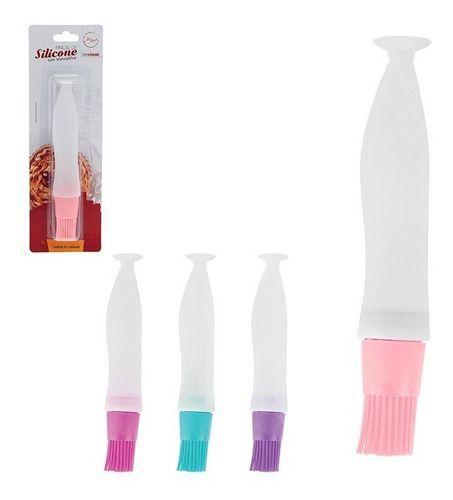 Imagem de Pincel De Untar Culinário - Confeitar Tubo Silicone 17cm