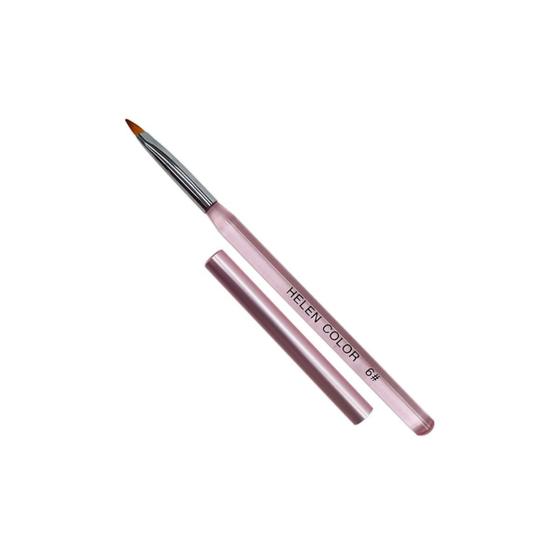 Imagem de Pincel Helen Color Lingua De Gato Com Tampa Rosa 6