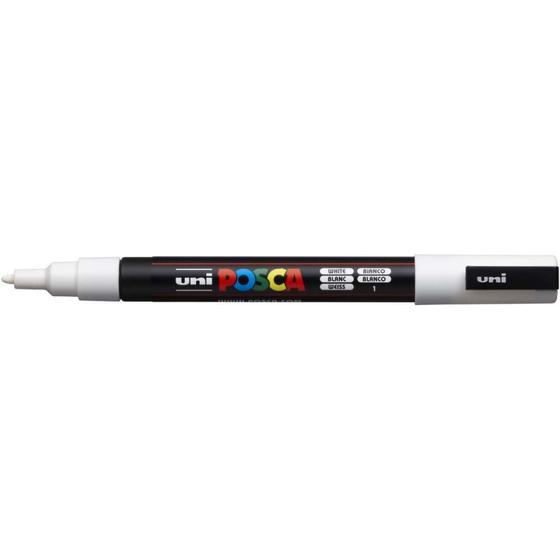 Imagem de Pincel Marcador Artesanato Posca PC-3M Fine Line Branco