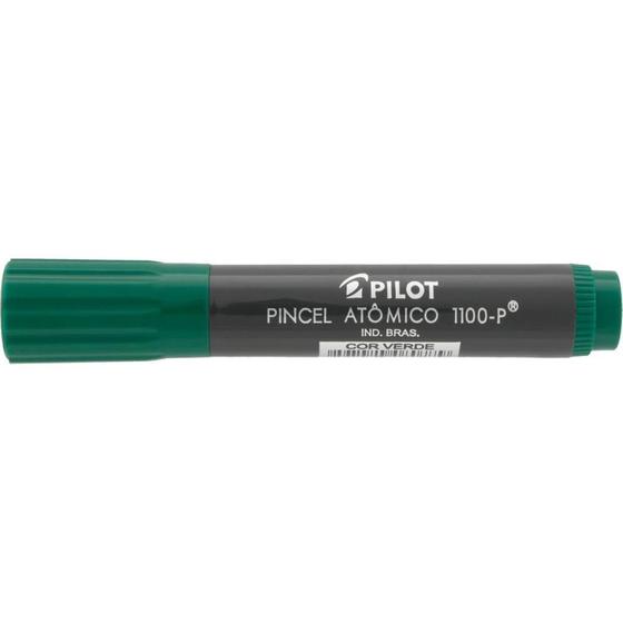 Imagem de Pincel Marcador Permanente Atômico 1100P Verde Recarregável - Caixa com 12