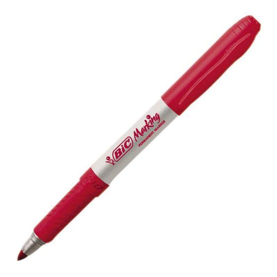 Imagem de Pincel marcador permanente Marking - Vermelho - 970987 - Bic