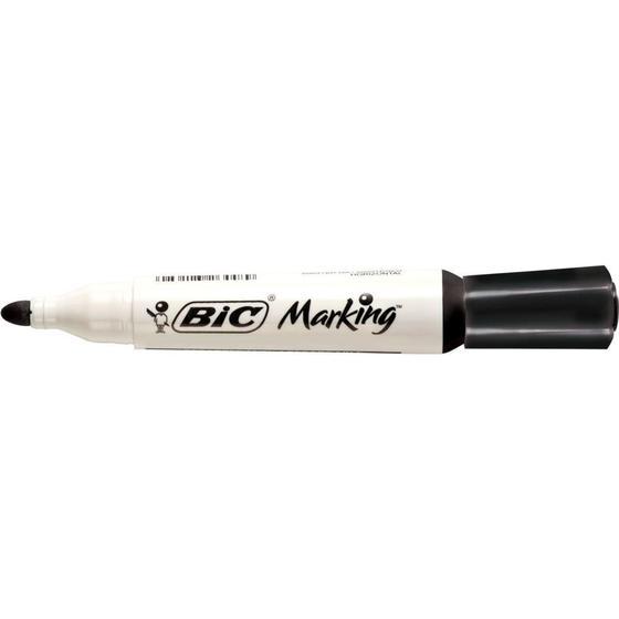 Imagem de Pincel Marking para Quadro Branco Recarregável Preto - Bic