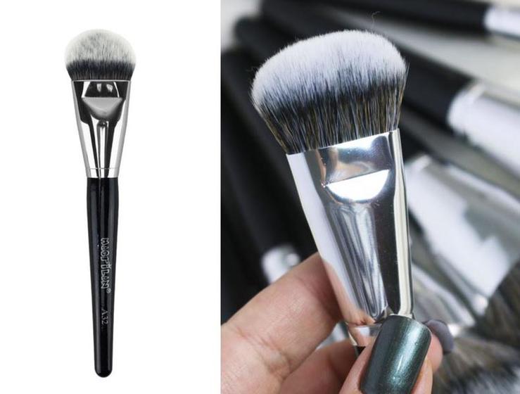 Imagem de Pincel Para Base A32 Macrilan Profissional Maquiagem Linha Max