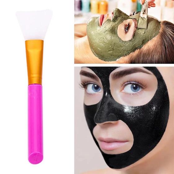Imagem de Pincel silicone máscara de argila e máscara diversas /pincel de máscara facial/pincel de silicone/pincel aplicador de silicone colorido