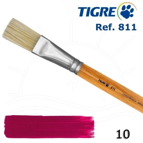 Imagem de Pincel Tigre 811 - Chato