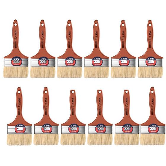 Pincel Trincha Atlas 396 -4 Polegadas Caixa Com 12 Peças - Trincha ...