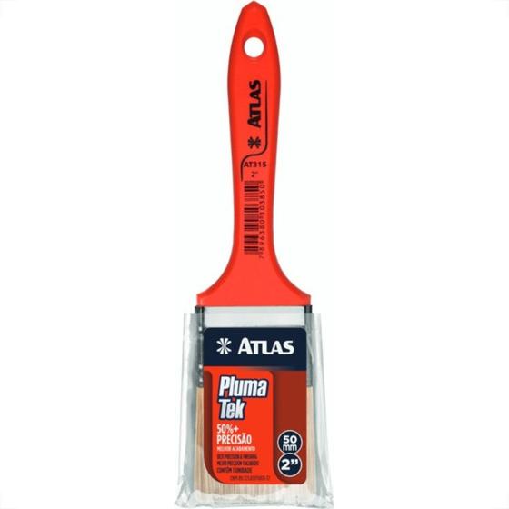 Imagem de Pincel Trincha Pintura Atlas   315 X 2'' Plumatek At315/5 - Kit C/12