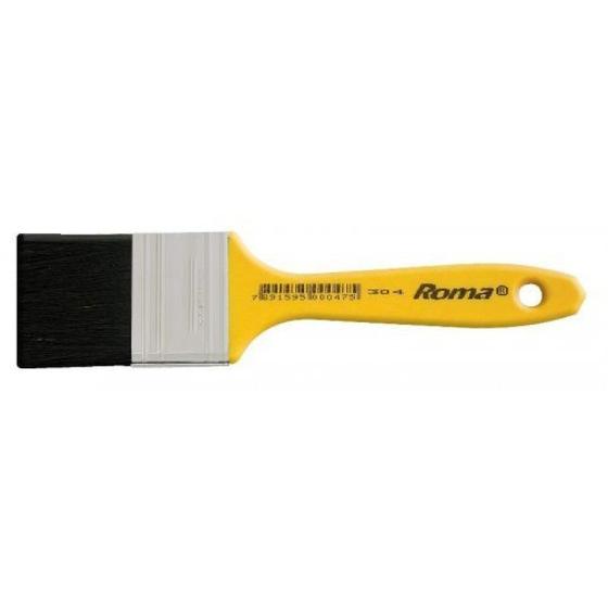 Pincel Trincha Roma Preta Ref.304 - 1/2 Cabo Amarelo. / Kit Com 12 Peca ...