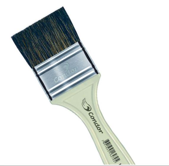Imagem de Pincel trincha simples seda 660 3 profissional condor