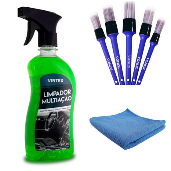 Imagem de Pincel Vonixx Interno APC multiação 500 ml Toalha microfibra Azul