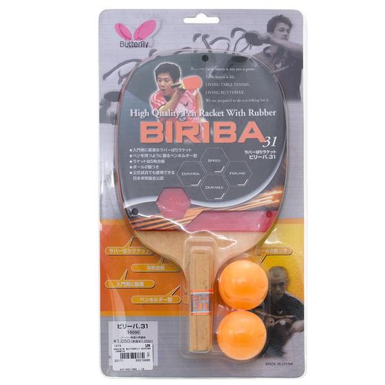 Imagem de Ping-Pong Raquete Tênis de Mesa Butterfly Biriba Caneta