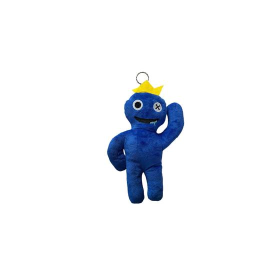 Imagem de Pingente de chaveiro azul Rainbow Friends Roblox Plush 23 cm