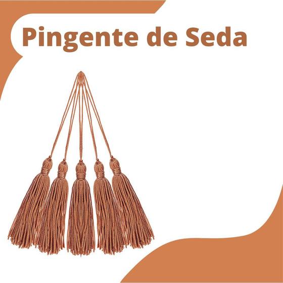 Imagem de Pingente De Seda Tassel - Terra  - Com 100 Unidades - Nybc