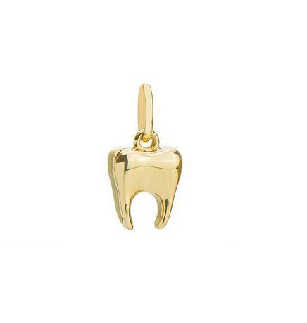 Imagem de Pingente Dente Ouro 18 k Peso 0.50 Grama 10 mm